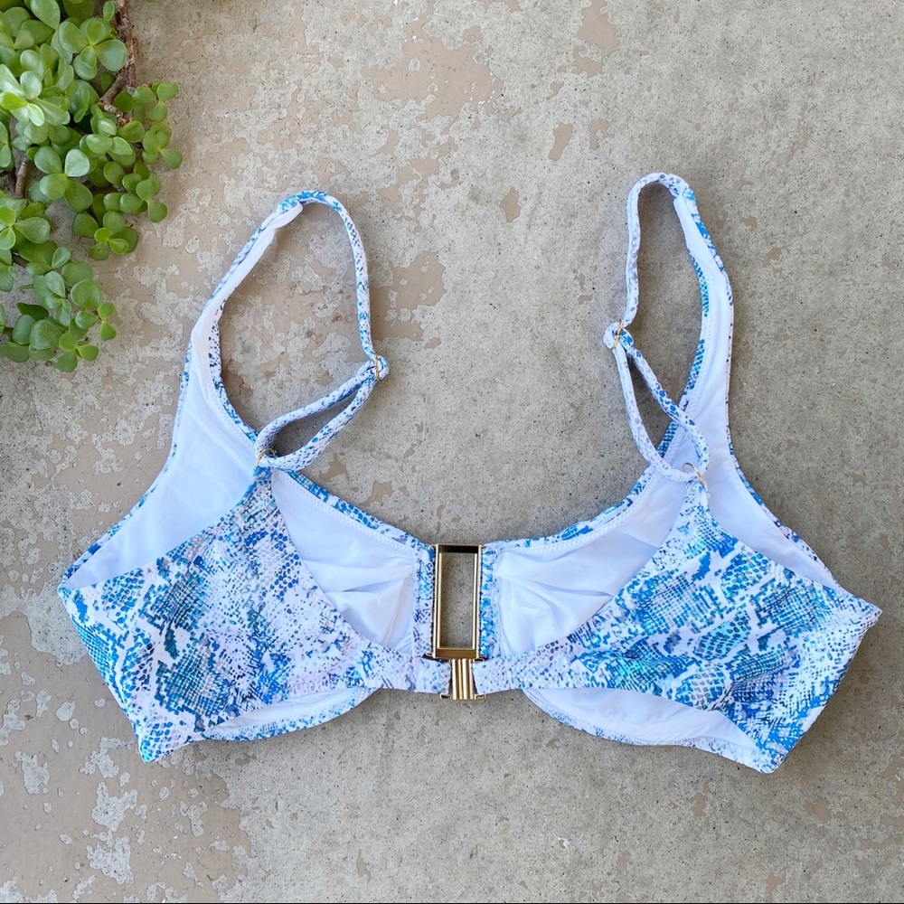 Melissa Obadash Bel Air Serpente Bikini Top - Picture 2 of 3